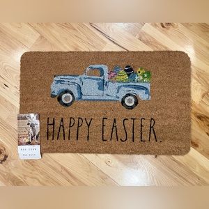 Rae Dunn Happy Easter door mat- New!